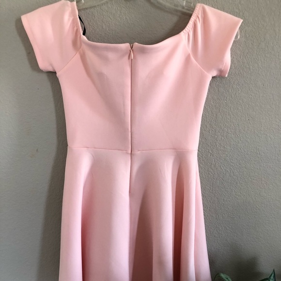 Forever 21 Pink Off Shoulder Dress - Picture 3 of 4